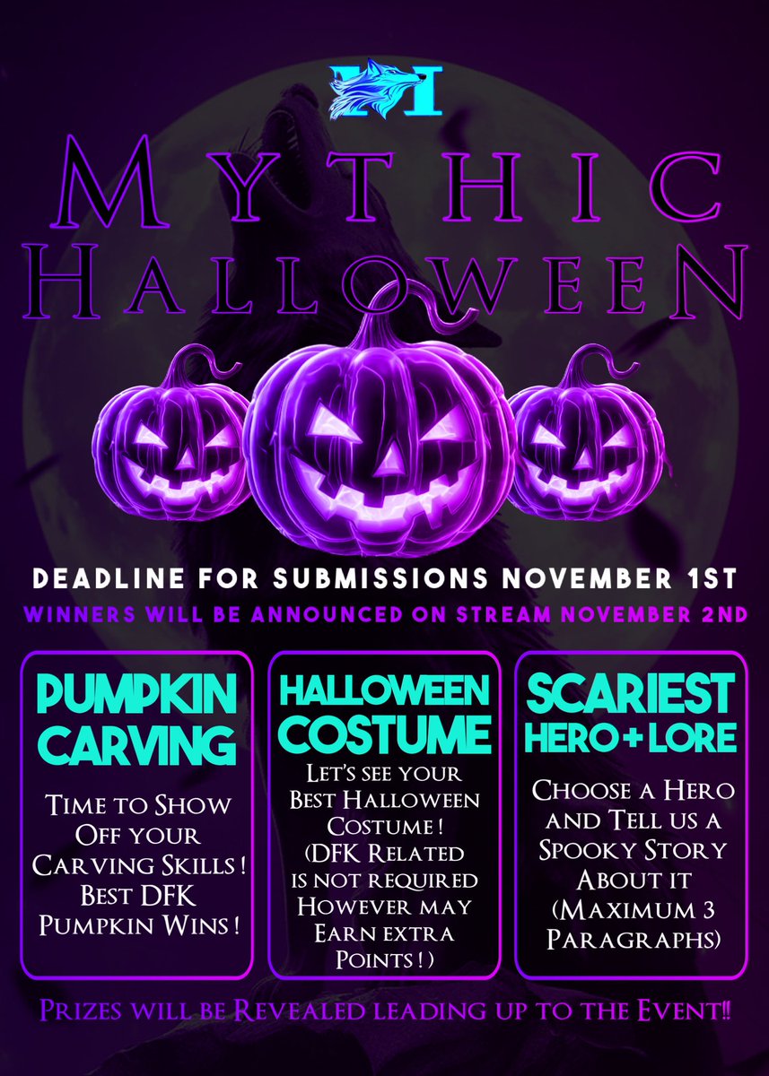 Mythic Squad 🔺️ (@mythicsquaddfk) on Twitter photo Time to get spooky! Send your submissions to the Mythic Squad's General chat or reply to this post with #MythicHalloween to be entered! Bonus points for <a href="/DeFiKingdoms/">DeFi Kingdoms 🔺🌿</a> themed submissions! Time to get spooky! Send your submissions to the Mythic Squad's General chat or reply to this post with #MythicHalloween to be entered! Bonus points for <a href="/DeFiKingdoms/">DeFi Kingdoms 🔺🌿</a> themed submissions!