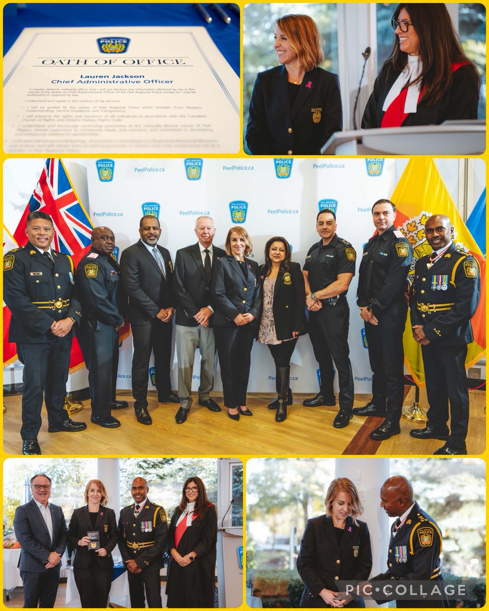 ChiefNish's tweet photo. Congratulations @CAOLJackson &amp; officially - welcome to #PRP. We celebrate your achievements &amp; are so excited as we move toward our commitment of a more inclusive &amp; united police service where our professional staff &amp; sworn members work towards a safer community together! https://t.co/Lmr51PQxz7