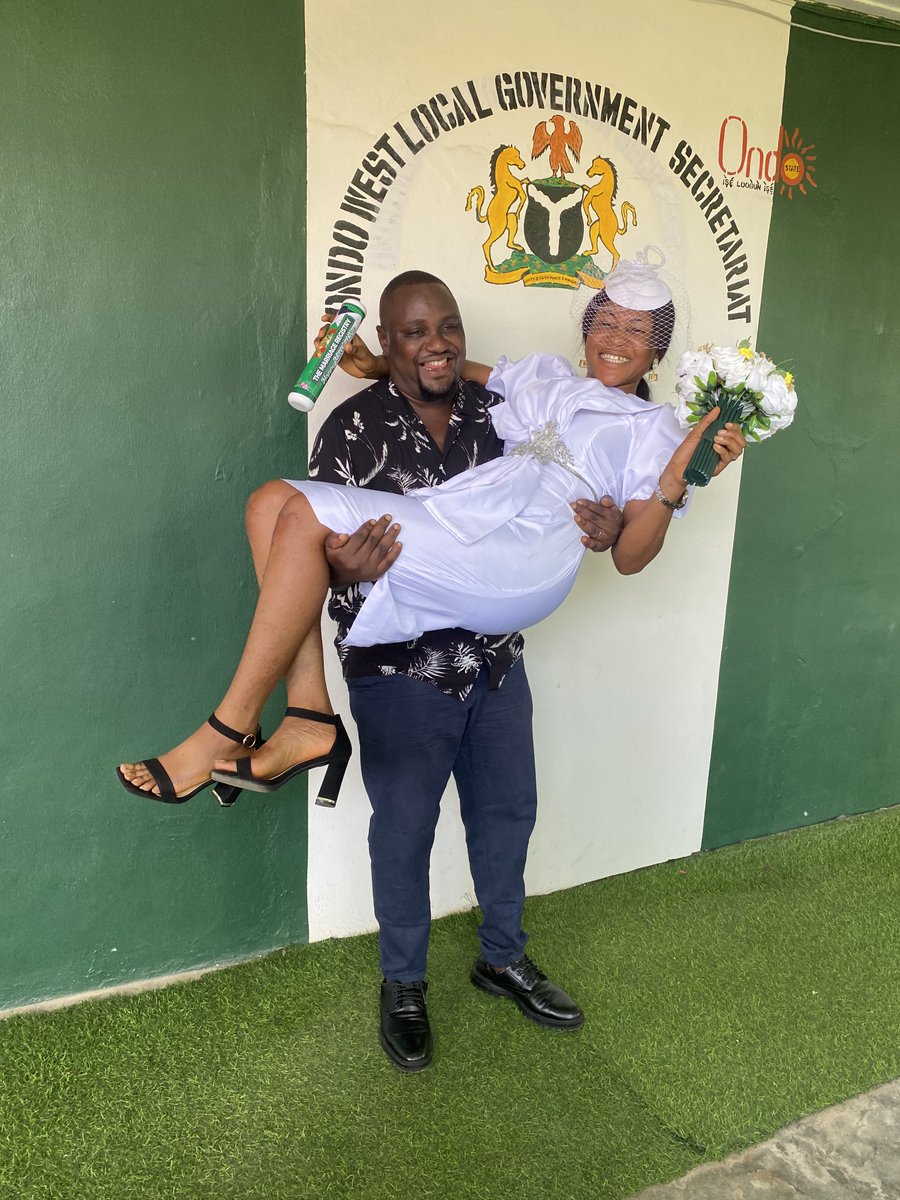 CertifiedAnelka's tweet photo. It was a busy weekend but thank God for a successful wedding ceremony. I introduce to you the Ogunyemi’s.
#Latestcouple https://t.co/T6CQr83IQJ