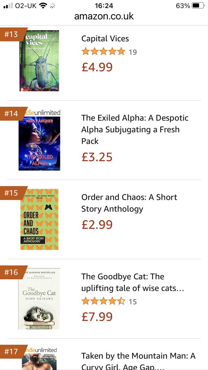 Just a sneaky reminder that Order and Chaos, the new anthology from @BBookCollective is now on preorder, and 15 already in hot new literary short story releases! Why not help us climb above the shirtless men books that have also somehow made it into this category? Link below…