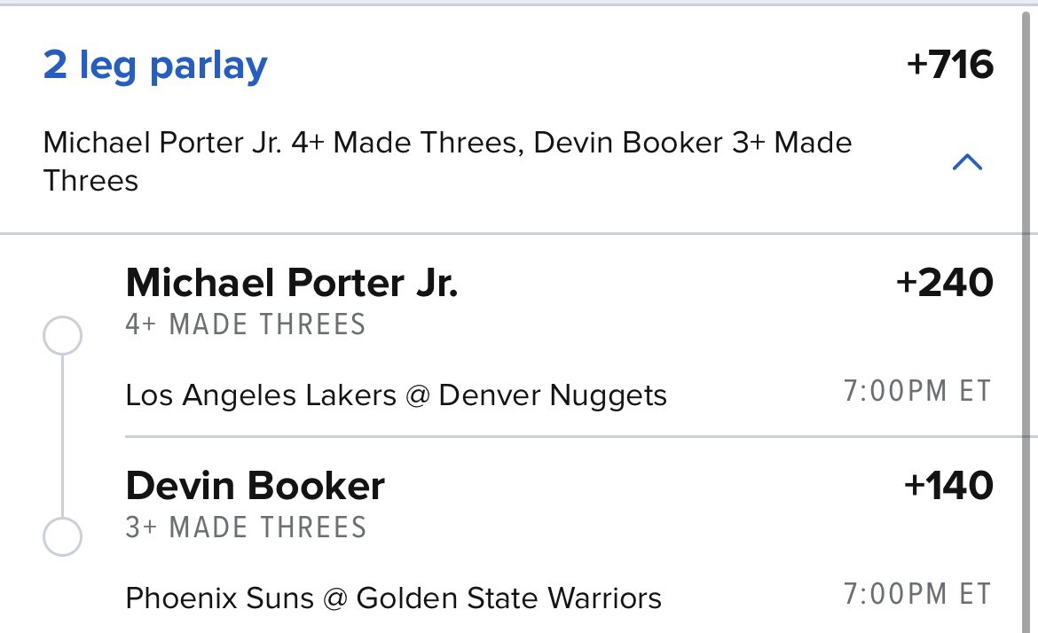 2 guys who can light it up for the first nba play of the year !! Tail it and let’s win together !! #nba #GamblingTwitter #playerprops #fanduel