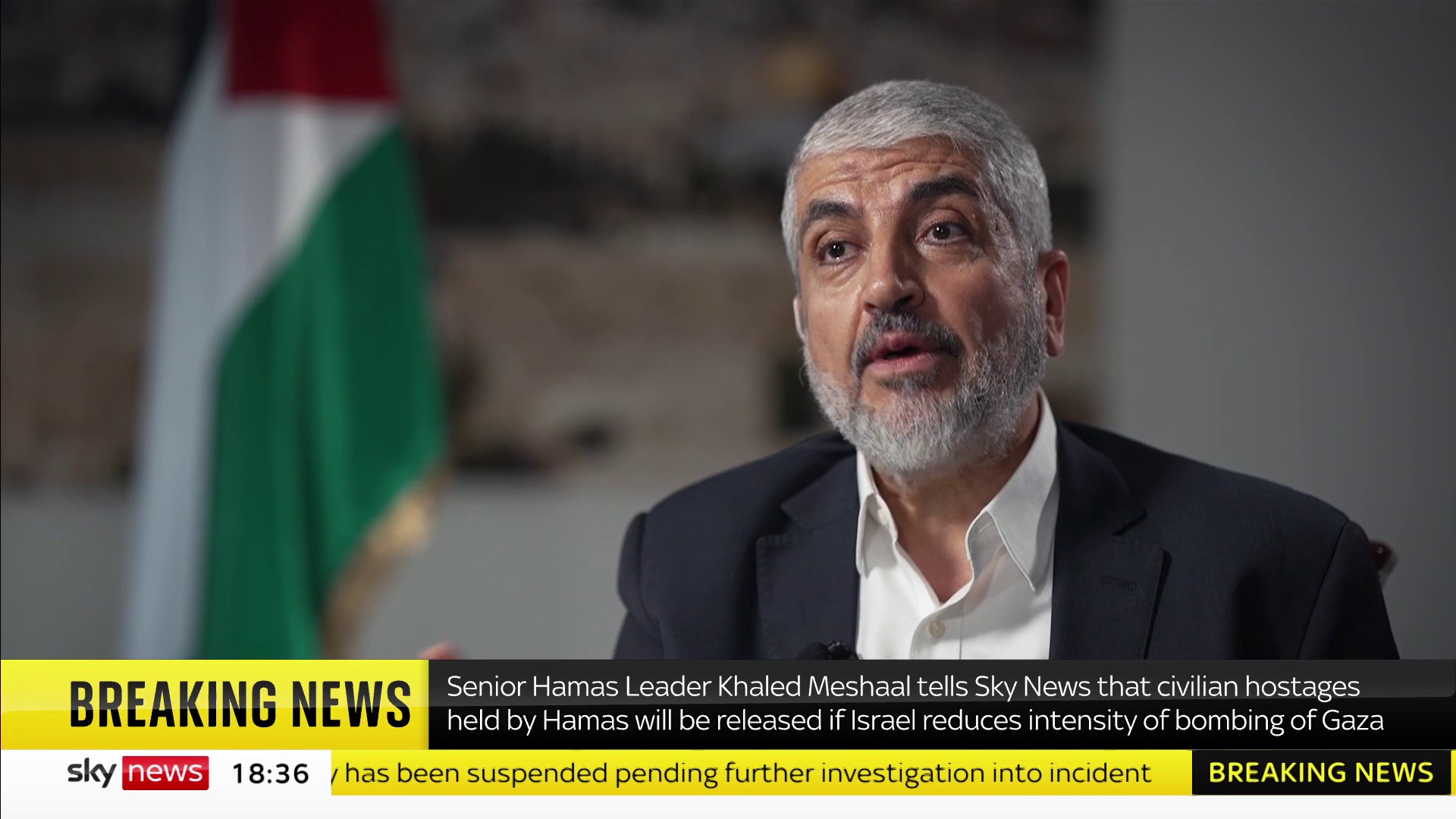 Líder do Hamas, Khaled Meshaal, visita Gaza pela 1ª vez