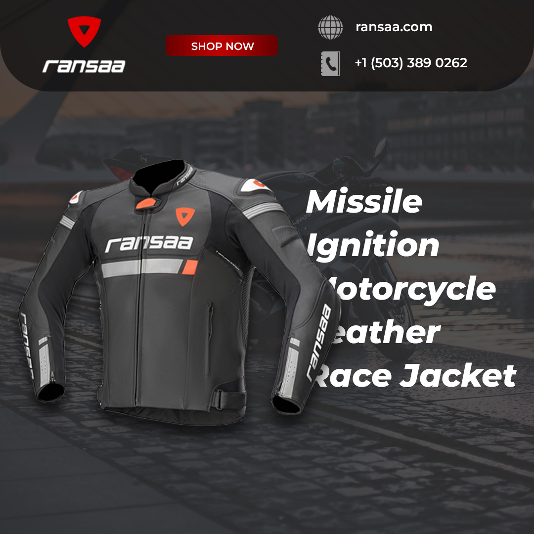 ransaa_official's tweet photo. With the Missile Ignition Motorcycle #LeatherRaceJacket, you can experience the power of accuracy. The ideal combination of speed and style.

Buy Now:

https://t.co/5HJTq7c1BJ

#MissileIgnition #MotorcycleGear #LeatherJacket #RacerStyle #LeatherApparel #ProfessionalRider #GearUp https://t.co/Geb5Trx0MW