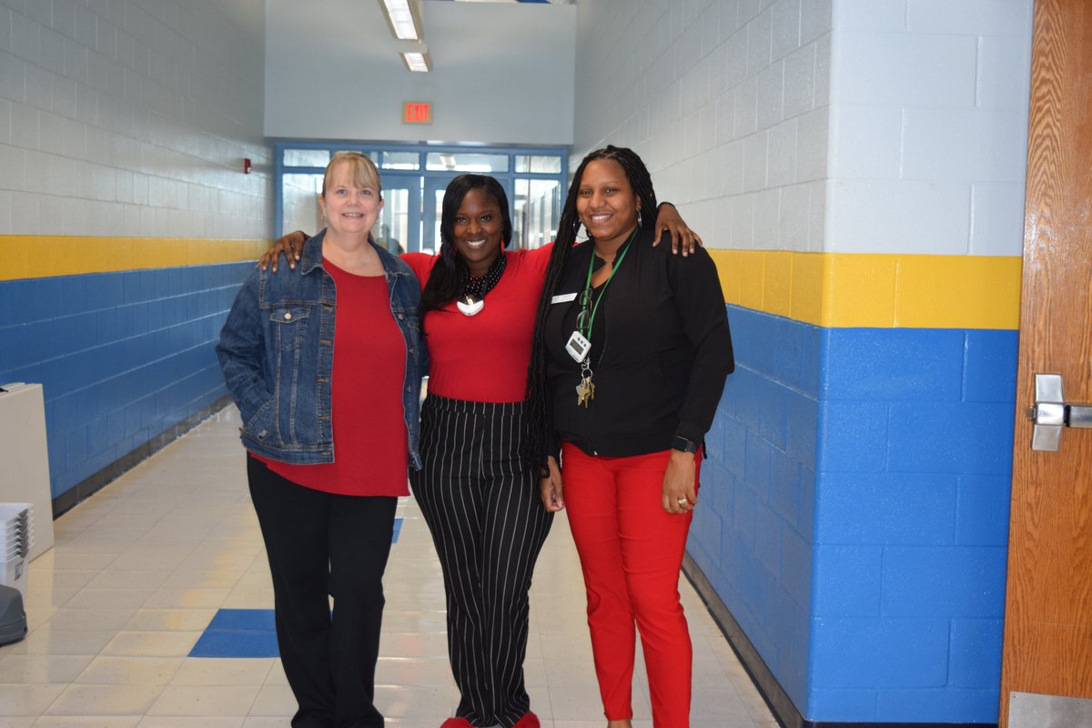 ALCLions's tweet photo. Teachers at ALCMS show they are too bright for drugs by wearing red, neon colors, or sunglasses. https://t.co/iMKPRb5Km2