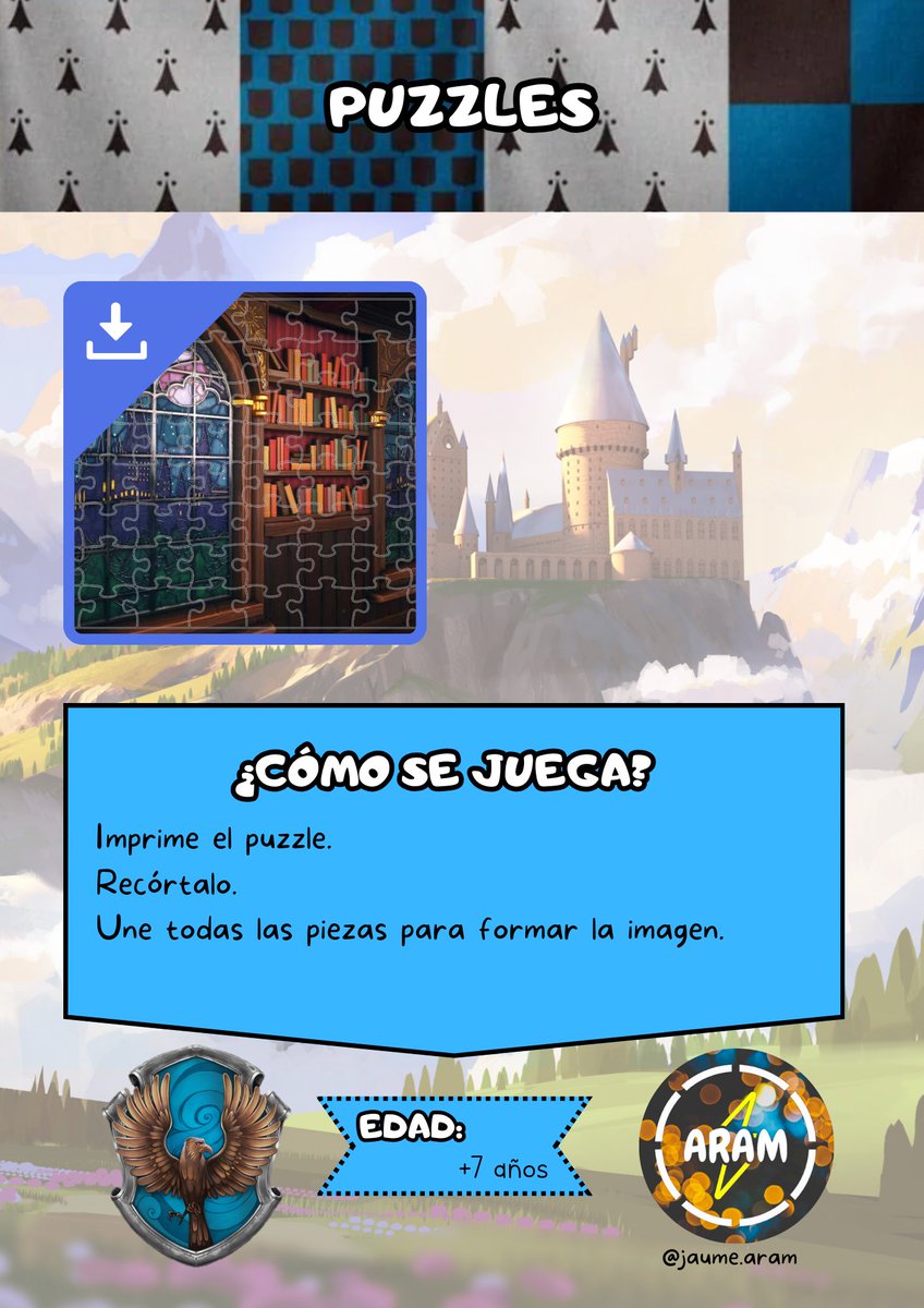 PUZZLES 🧩
Autor: @LeagueOfARAM
Enlace: drive.google.com/drive/u/2/fold…