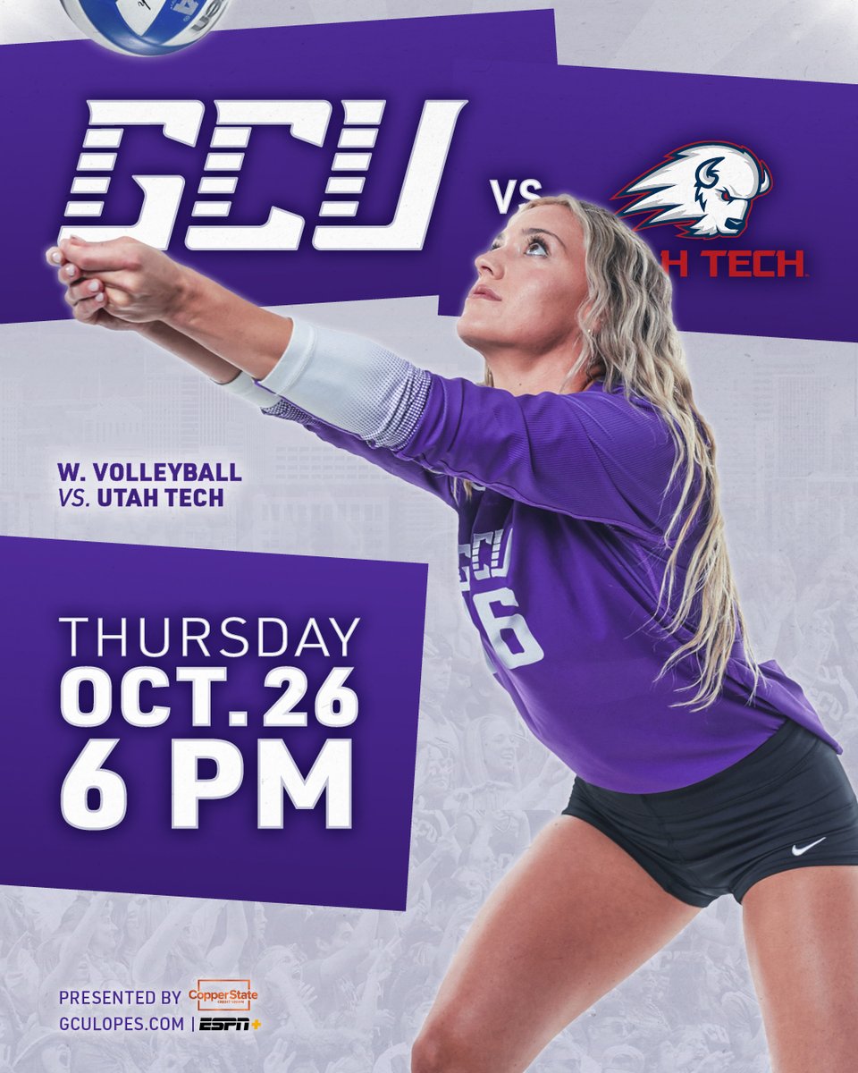 GCU_Lopes's tweet photo. There is a spooktacular Women's Volleyball game this THURSDAY. #volleyween ππ»
Get your tickets here ποΈ: https://t.co/LNNjYxudCt https://t.co/C9RptEScUh