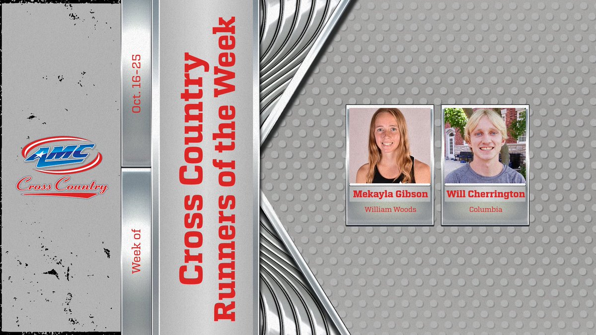 AMCSports's tweet photo. @AMCSports Cross Country Runners of the Week- Week 8: @wwuowls Gibson and @ColumbiaCougars Cherrington.
https://t.co/zdxX8XE1AU
#amcpow #amcmxc #amcwxc https://t.co/ayrq3V7KZZ