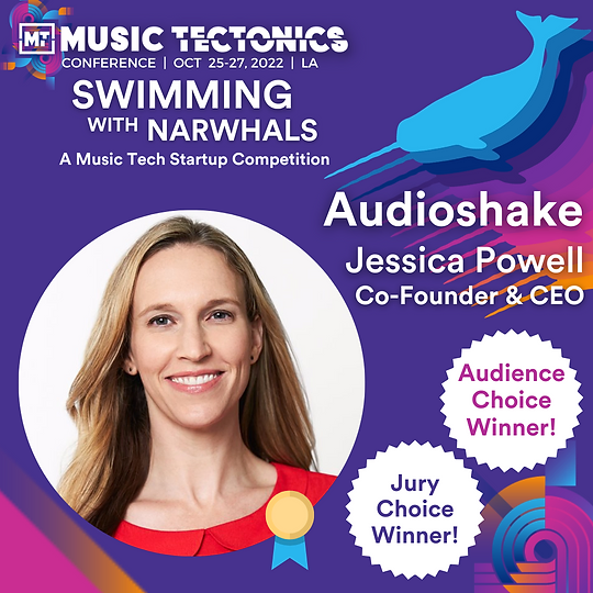 AudioShakeAI's tweet photo. We’ll be down in Santa Monica this year, back for our second @MusicTectonics chatting about #interactiveaudio, #spatialaudio, and #synclicensing – anyone have those same hobbies? https://t.co/ixJ1kOK4kq