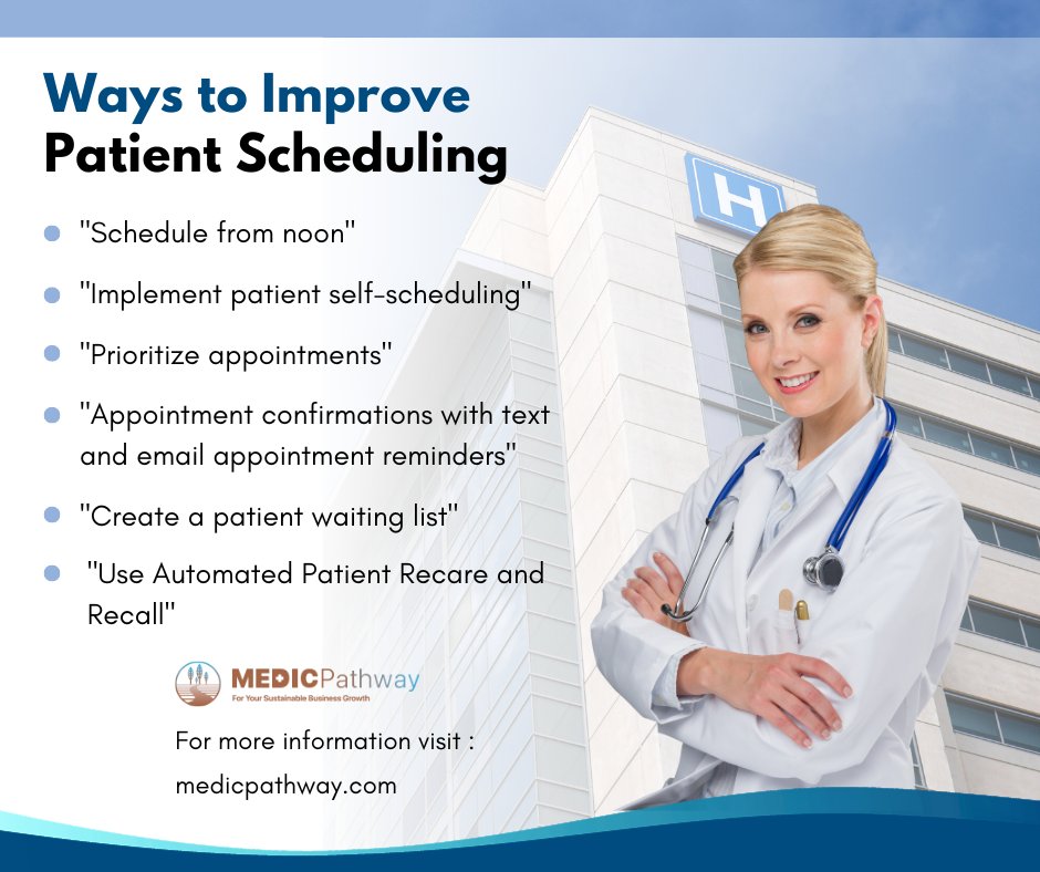 Optimize care and convenience. Explore effective ways to enhance patient scheduling 📆🏥 #HealthcareEfficiency #PatientCare