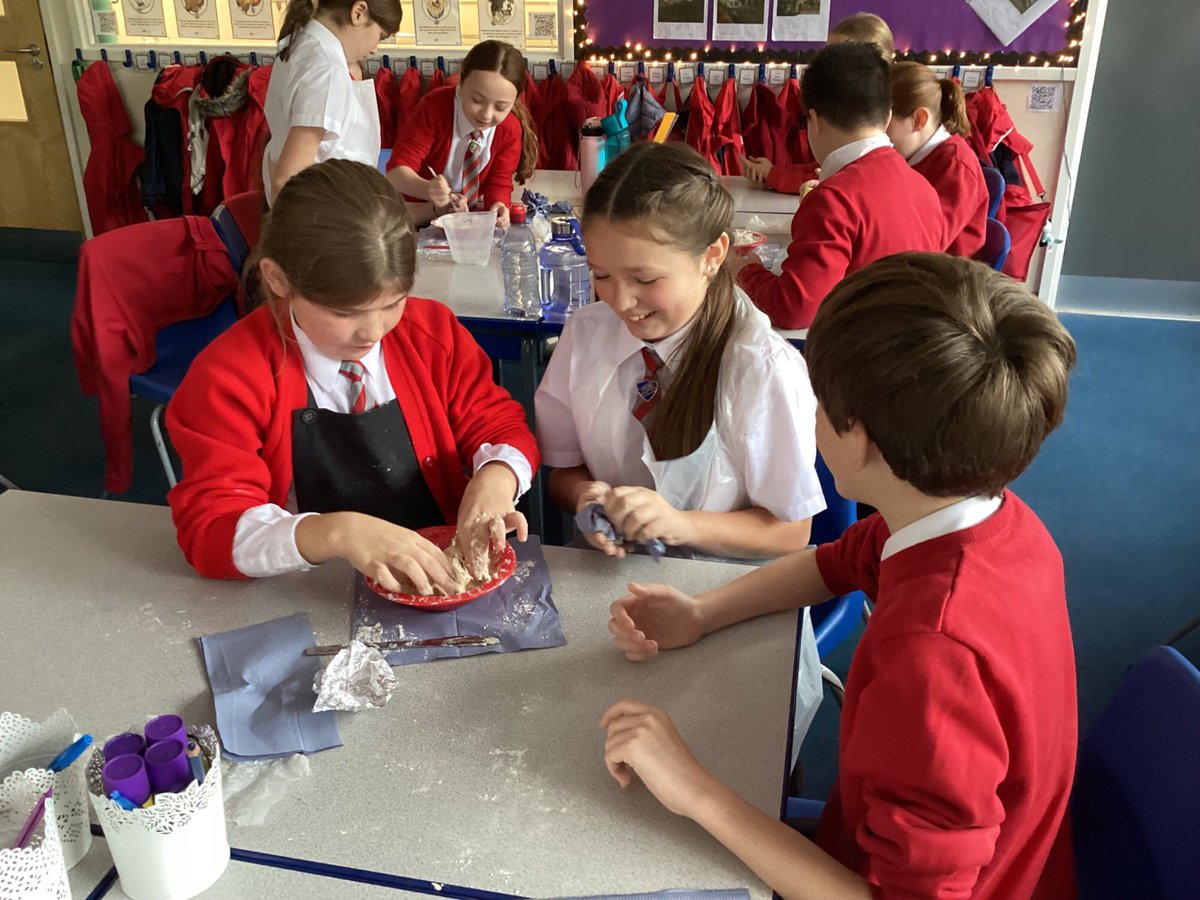 StAnnesKnowsley's tweet photo. Year Six enjoyed baking bread with Mrs Bannister- learning about micro organisms and observing the reaction when yeast is mixed with water #SacpskScience https://t.co/Nic3smb4Bk