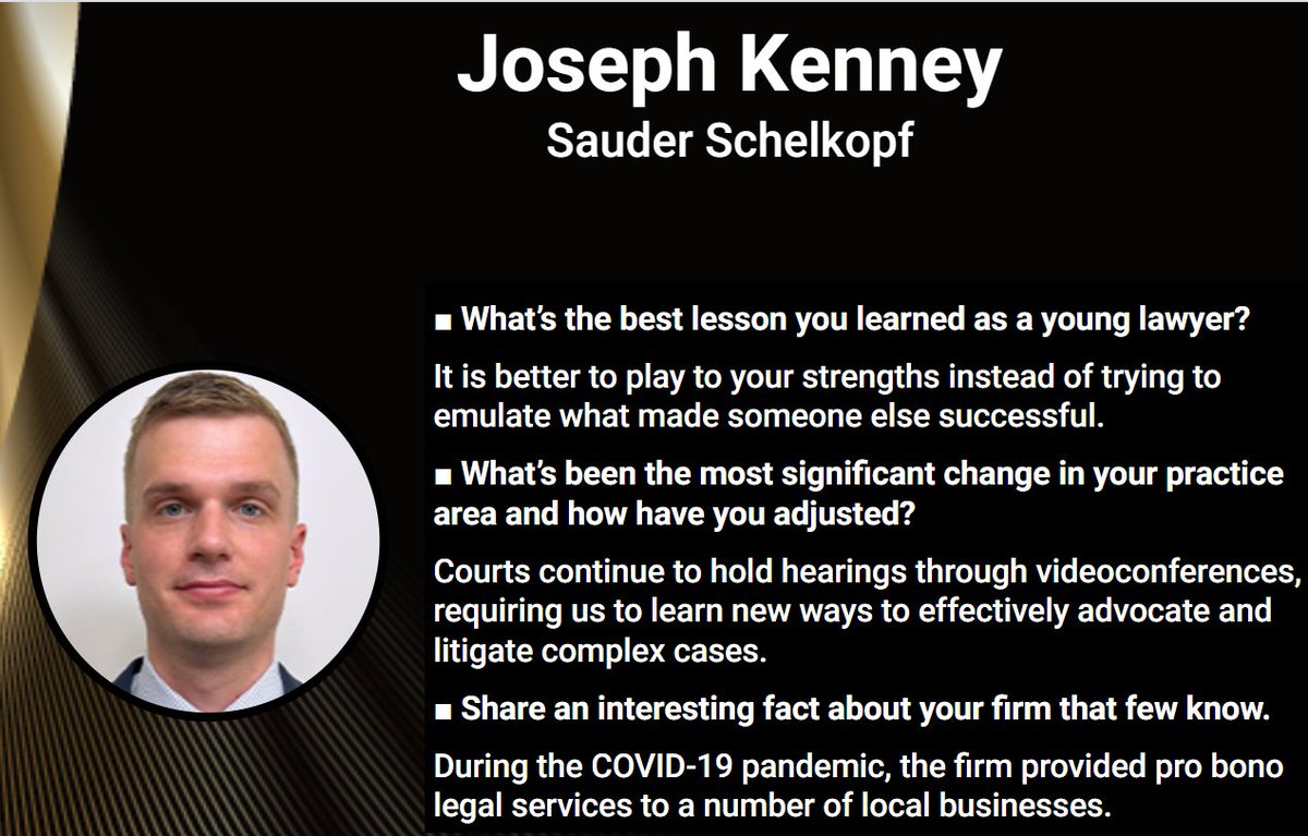Congratulations to Joseph Kenney of <a href="/SauderSchelkopf/">Sauder Schelkopf LLC</a>, one of our 2023 Rising Stars of the Plaintiffs’ Bar! ow.ly/Rf5e50PZQbk