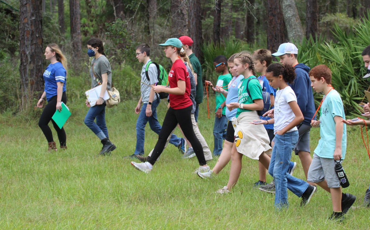 SFFGS_UF's tweet photo. Shoutout to students, staff, alumni, and volunteers who rocked the Florida 4-H Ecology Clinic! Over 50 students honed skills for the Florida 4-H Forest Ecology Contest coming up on March 30, 2024. For more details, click here: https://t.co/QIY1QeOMco https://t.co/dRs4RqXMXy