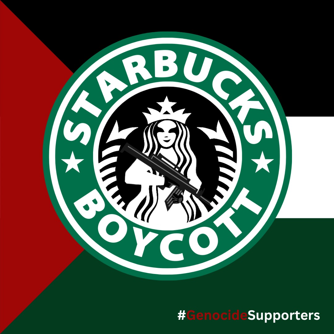zhilaldemirci's tweet photo. I think you need to refresh your logo. @Starbucks @StarbucksTR #genocidesupporters https://t.co/Ga5VIBVMqa