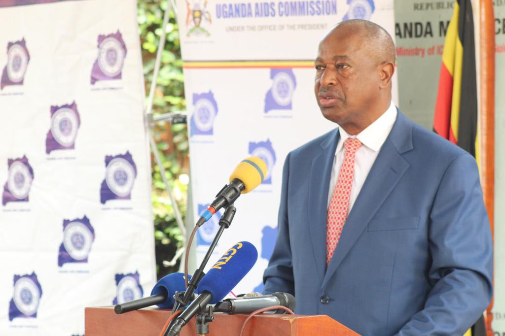 GCICUganda's tweet photo. Dr Denis Tindyebwa, Chairperson, NHAS 2023 -The National HIV& AIDS Scientific Meeting;
โ
Focusses on scientific research & innovations within our HIV response
โ
Is a platform for scientists to share recent innovations & breakthroughs in HIV science
#WhatIsYours? #EndAIDS2030Ug https://t.co/Zsea5Iyohq