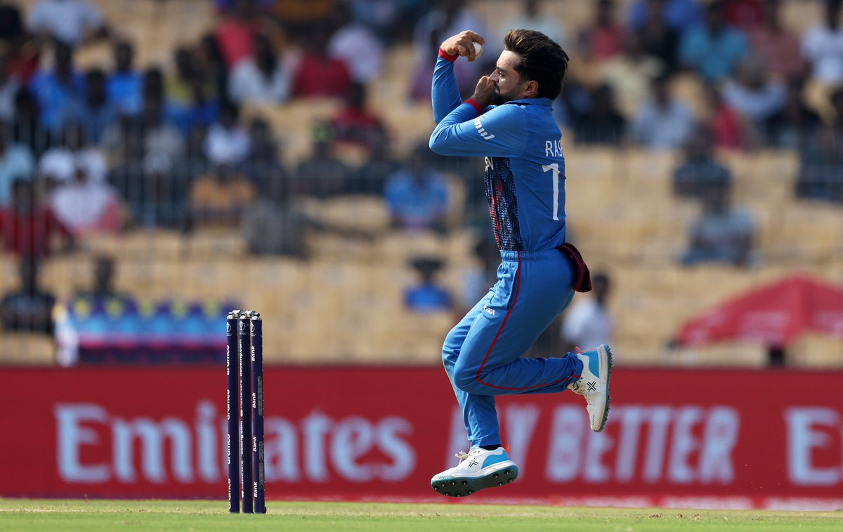 rashidkhan_19's tweet image. There is no better feeling than this 💙🇦🇫

#CWC23 #ICC