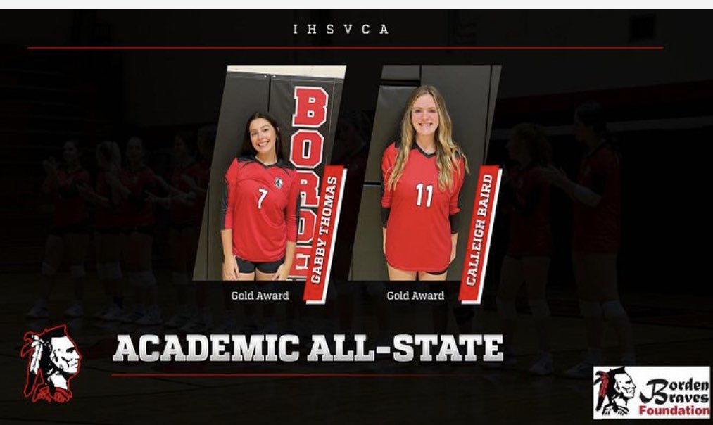 Bordenvball's tweet photo. Congrats to these 2 for their  hard work in the classroom! https://t.co/6SNgt4UsiN