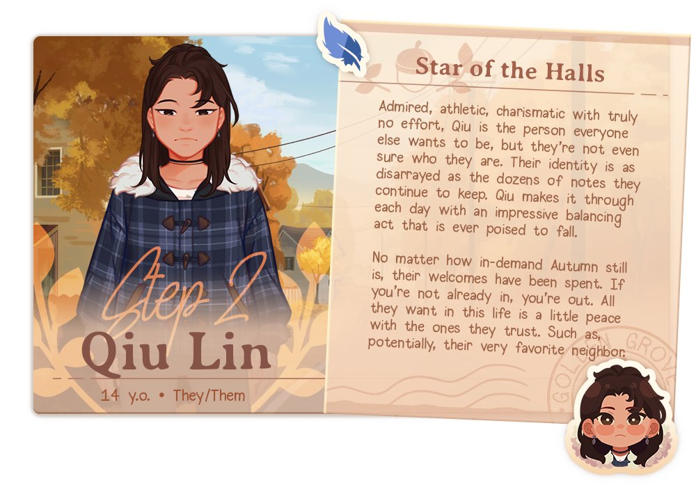 Qiu Lin is one of two leading characters you can befriend or romance in ...