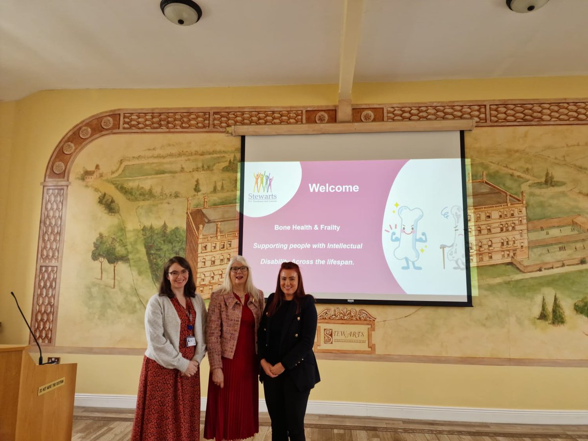 Such an informative session today at the bone health talk in Stewarts Care Thanks to our speakers @EilishBurke15 @AoifeMcfeely @AnnePower_ Some great insights into bone health and frailty for people with intellectual disability @tcddublin @ageingwithID