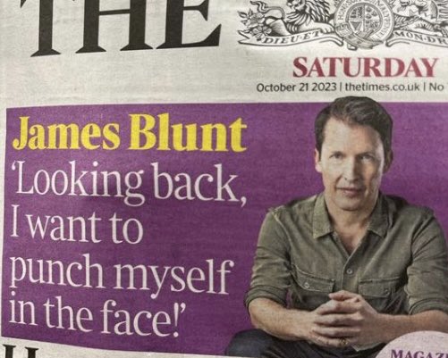 JamesBlunt's tweet photo. Apparently there’s a queue. https://t.co/Iad8bLLWtF