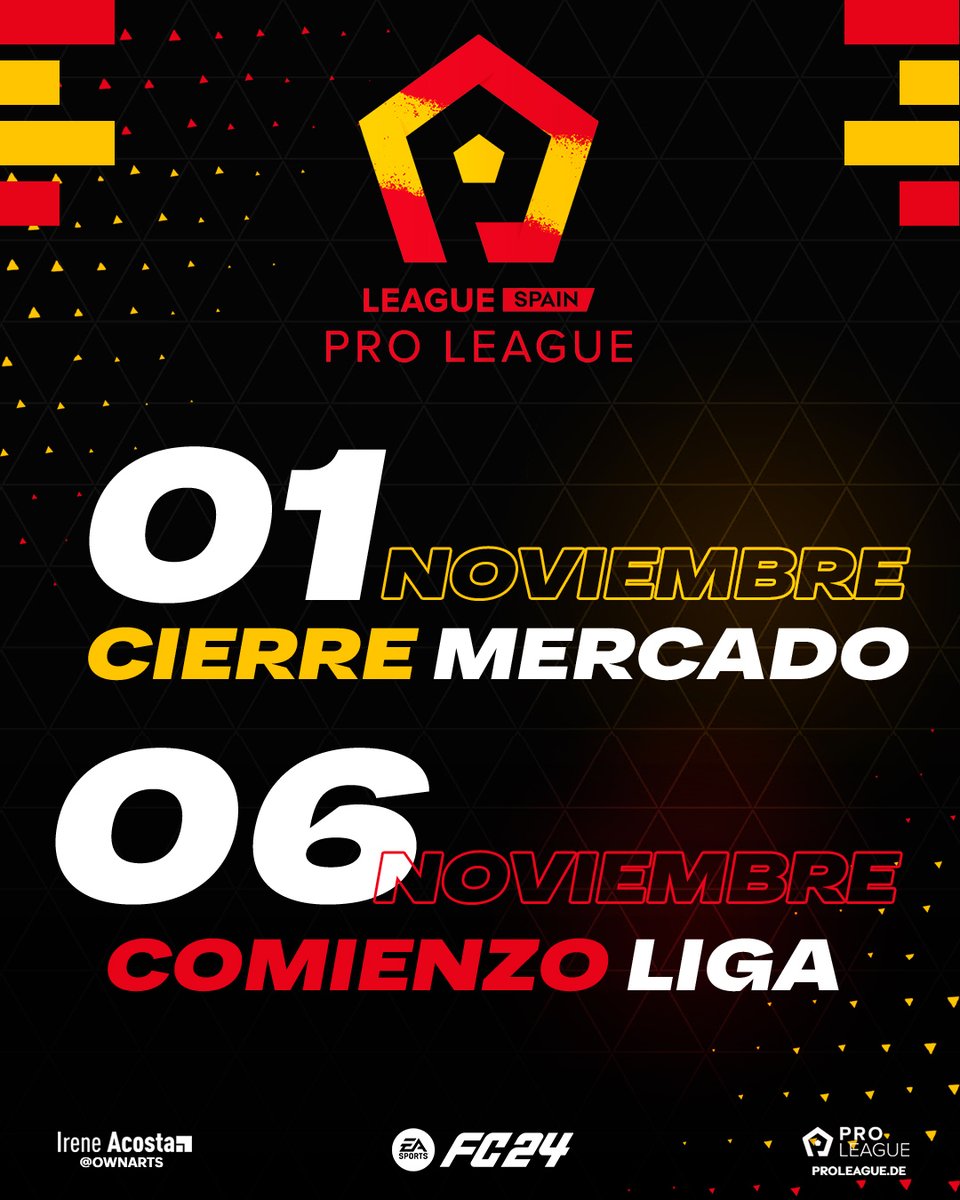Día 1 cierre de mercado
Día 6 comienzo de LaLiga
<a href="/proleaguede/">ProLeague DE</a> 🏆

<a href="/OwnArts/">Irene Acosta.</a> <a href="/TutvShop/">📺TuTvPerfecta📺</a>