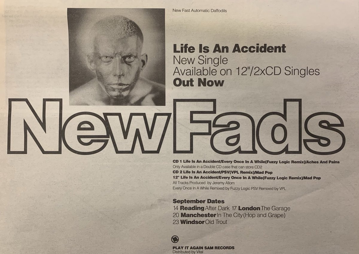 New NewFads! NME, 24 September 1994. #NME #MyLifeInTheUKMusicPress #1994