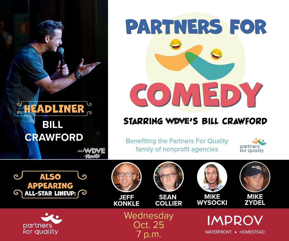 PFQagencies's tweet photo. 🤣 48 hrs til #PartnersForComedy! @dveBillCrawford Jeff Konkle @seancollierpgh @ItsMikeWysocki @MikeZydel @PghImprov https://t.co/OwQ2pXb8ib https://t.co/aZ4m9AhjOF