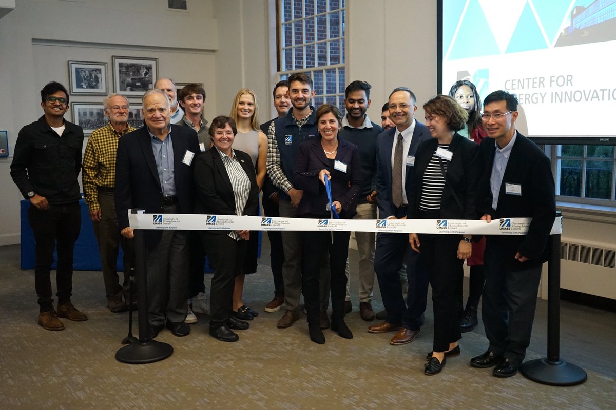 SustainableUML's tweet image. The @umasslowell Center for Energy Innovation welcomed @EEASecretary Rebecca Tepper to their official launch and ribbon cutting last week, where attendees were able to tour labs demonstrating cutting-edge climate tech, energy, and sustainability related research.