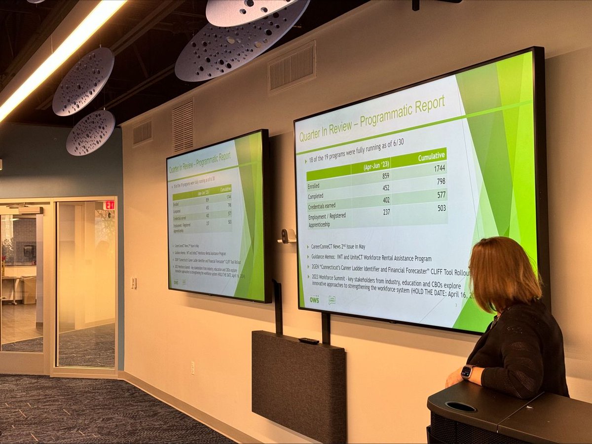 CT_OWS's tweet image. We were thrilled to host our 4⃣th CareerConneCT Convening at @CharterOak's new center in New Britain!

It's always nice to get together and discuss participant success stories, best practices, and industry partnerships.
