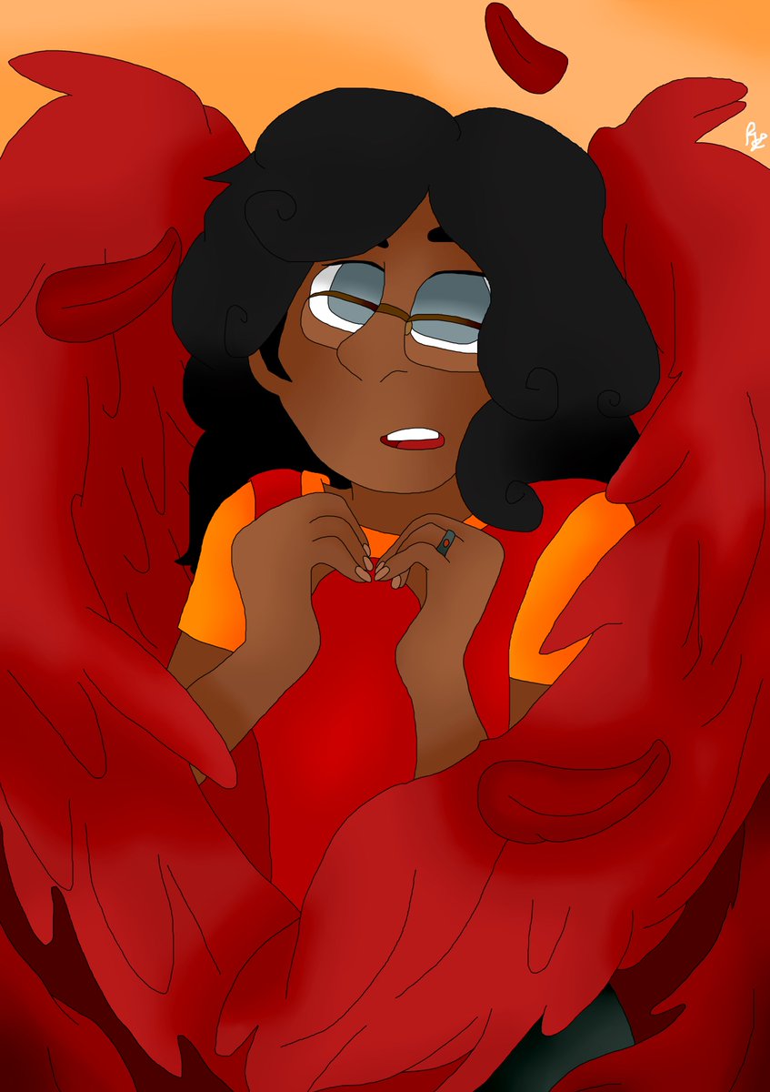 RJDraws's tweet photo. 🔥 A Flurry of Feathers 🪶

#oc #originalcharacter https://t.co/CjU6lXIS85