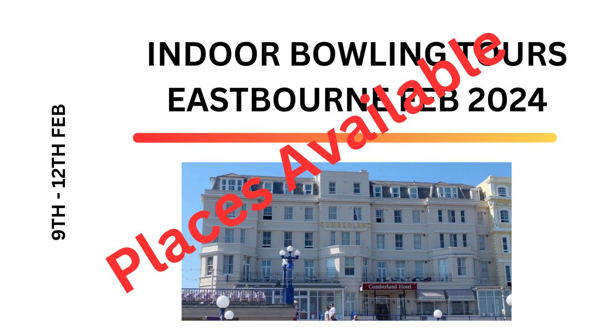 Due to unforeseen circustances places are now available. More info at kingsthorpebowlingclub.com/kbc-club-tours…