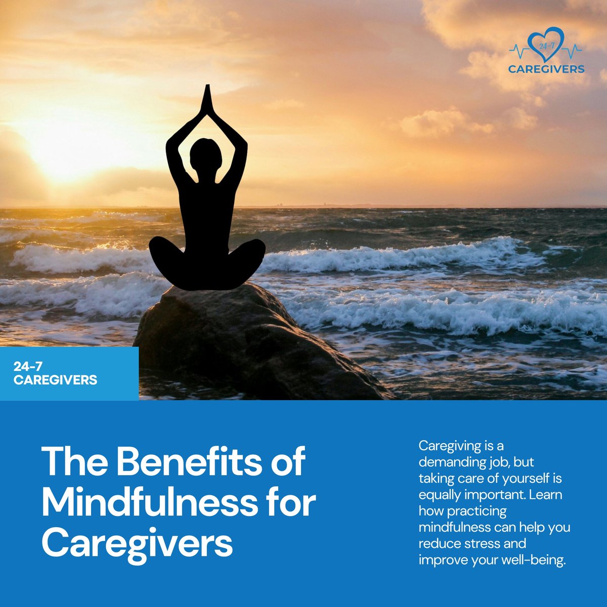 🌼 Caregiver's Corner 🌼

Being there for others is wonderful, but don't forget to be there for yourself. 💕

🌟 Mindfulness & self-care are essential for caregivers. 🌟

 Benefits: rb.gy/11yur
 
#caregivers #caregivingtips #caregiverslife #selfcareforcaregivers