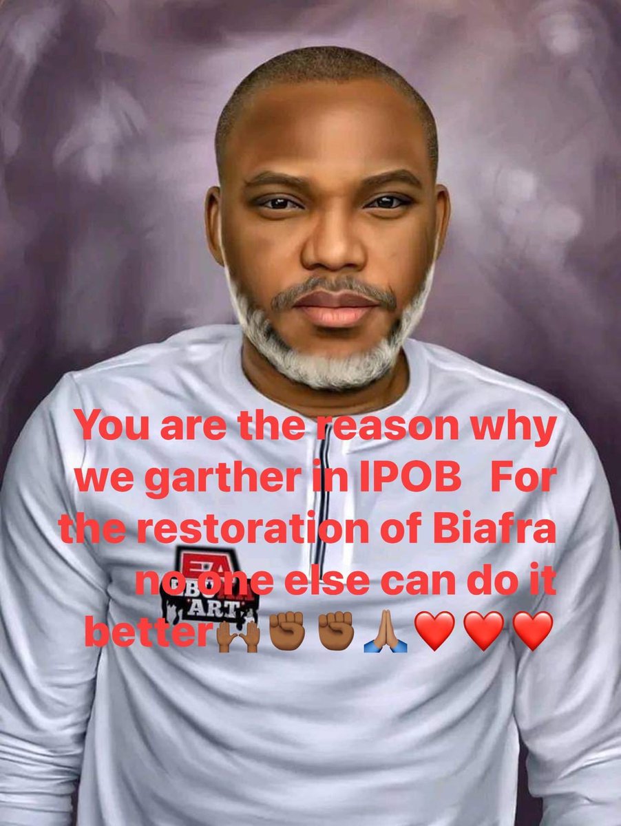 BeautyGina4's tweet photo. Mazi Nnamdi Kanu is the reason we rose up to agitate for Biafra ! All the education he gave us will not be in vain Make that name trend! #FreeMaziNnamdiKanu #FreeMaziNnamdiKanu #FreeMaziNnamdiKanu #FreeMaziNnamdiKanu #FreeMaziNnamdiKanu #FreeBiafra #FreeBiafra https://t.co/JivXYrcZnZ
