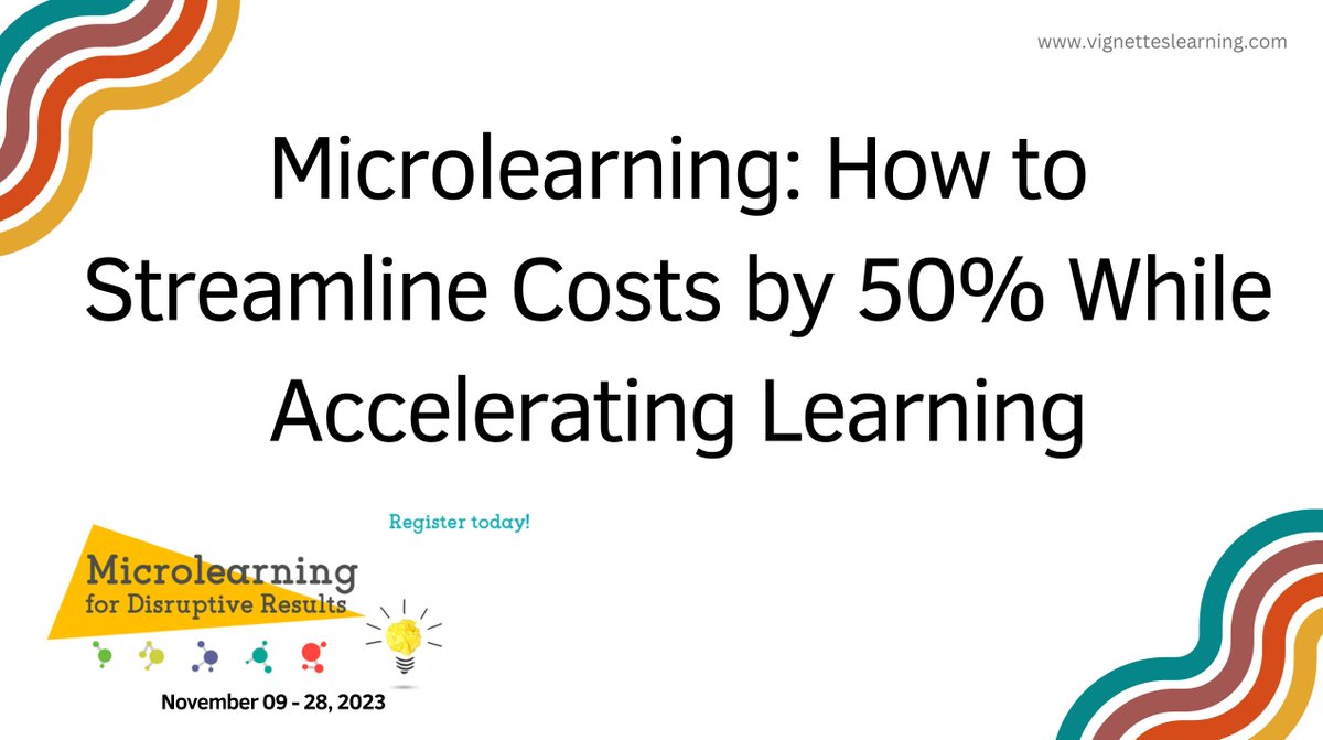 Unlock the power of Microlearning! Our workshop reveals strategies to simplify training, create bite-sized content, eliminate clutter, and accelerate development. Join us for a faster, more efficient learning journey! bit.ly/3PqyACg