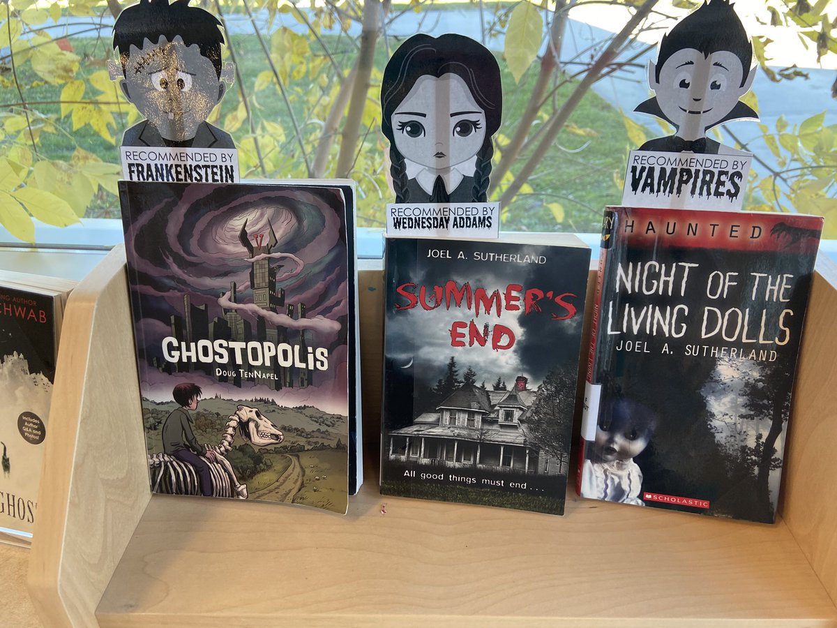 MsVsLibrary's tweet photo. Exploring the spooky stories in time for Halloween! https://t.co/vdVy5XA3bT