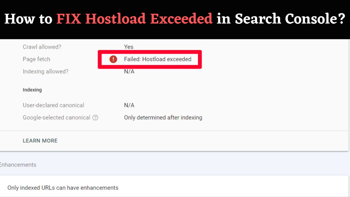 pkumarMishra4's tweet photo. How to FIX Hostload Exceeded in Search Console ?
#1. Reduce Image Width and height.
#2. Reduce Page Load.
#3. Check &amp; Fix Your Server Capacity.
#4. Improve Your Site Speed.
#Google #HostloadExceeded #SEO #blogger #digitalmarkater #blogging #Trending https://t.co/nc3HOBh9lz