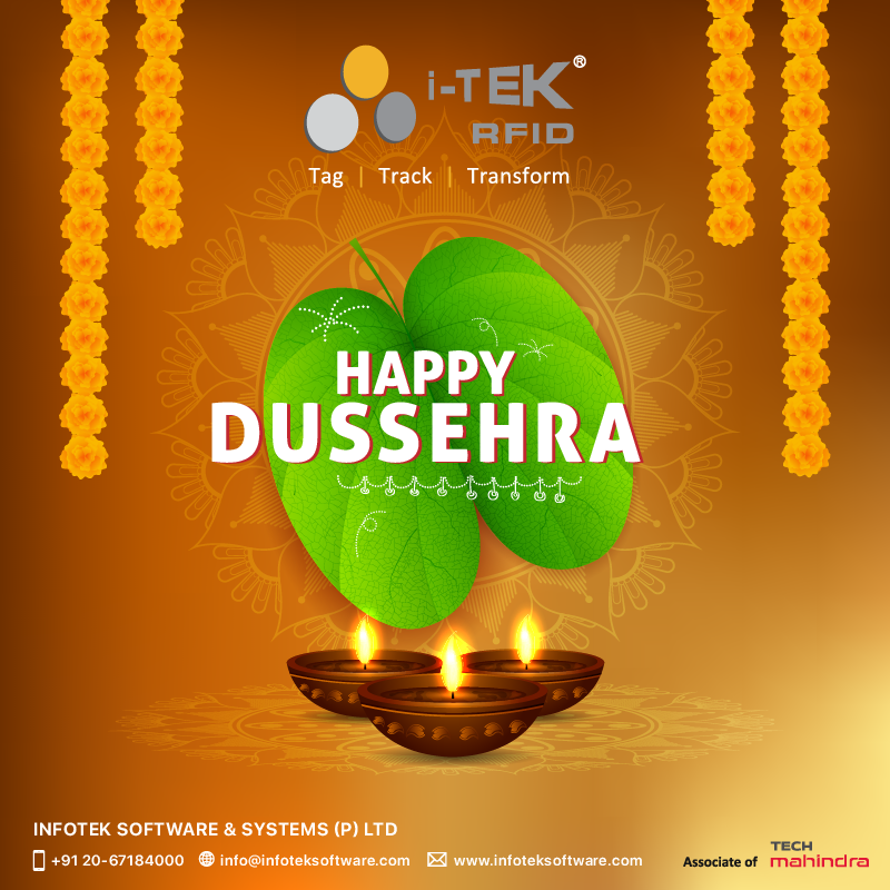 infotekrfid's tweet photo. May the victory of good over evil ignite the spirit of truth, righteousness and courage within us all.
Wishing everyone a blessed and blissful Dussehra!
#dussehragreetings #dussehra2023 #culture #happydasara #navratri #iTEK #iTEKRFID #InfotekSoftware https://t.co/9IjAeVbAsL