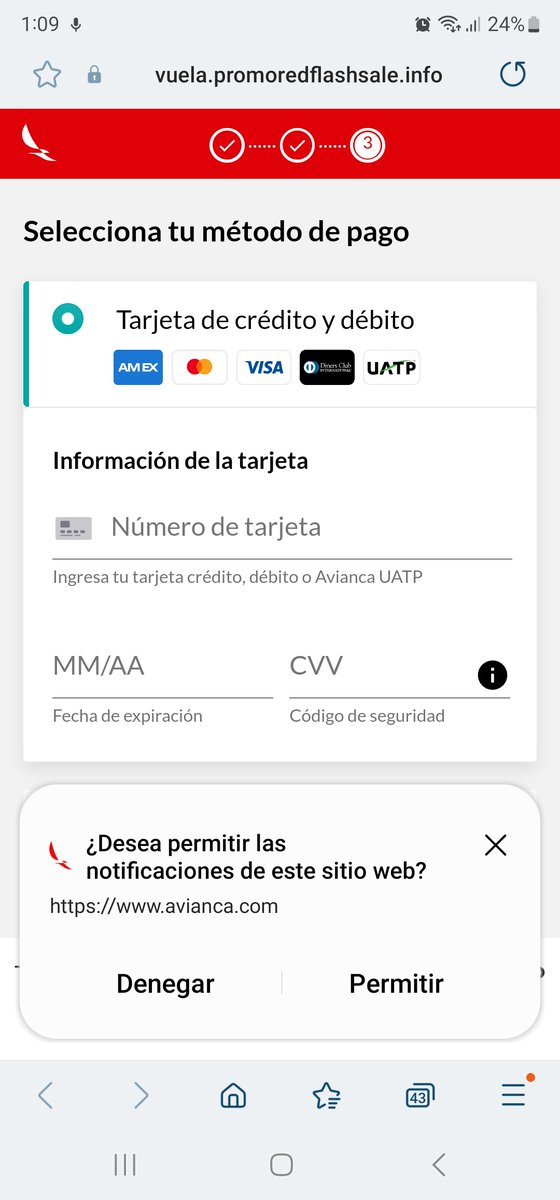 zuly_linarez's tweet photo. @avianca esto. Es de verdad o un fraude https://t.co/GmmNWmO9nL