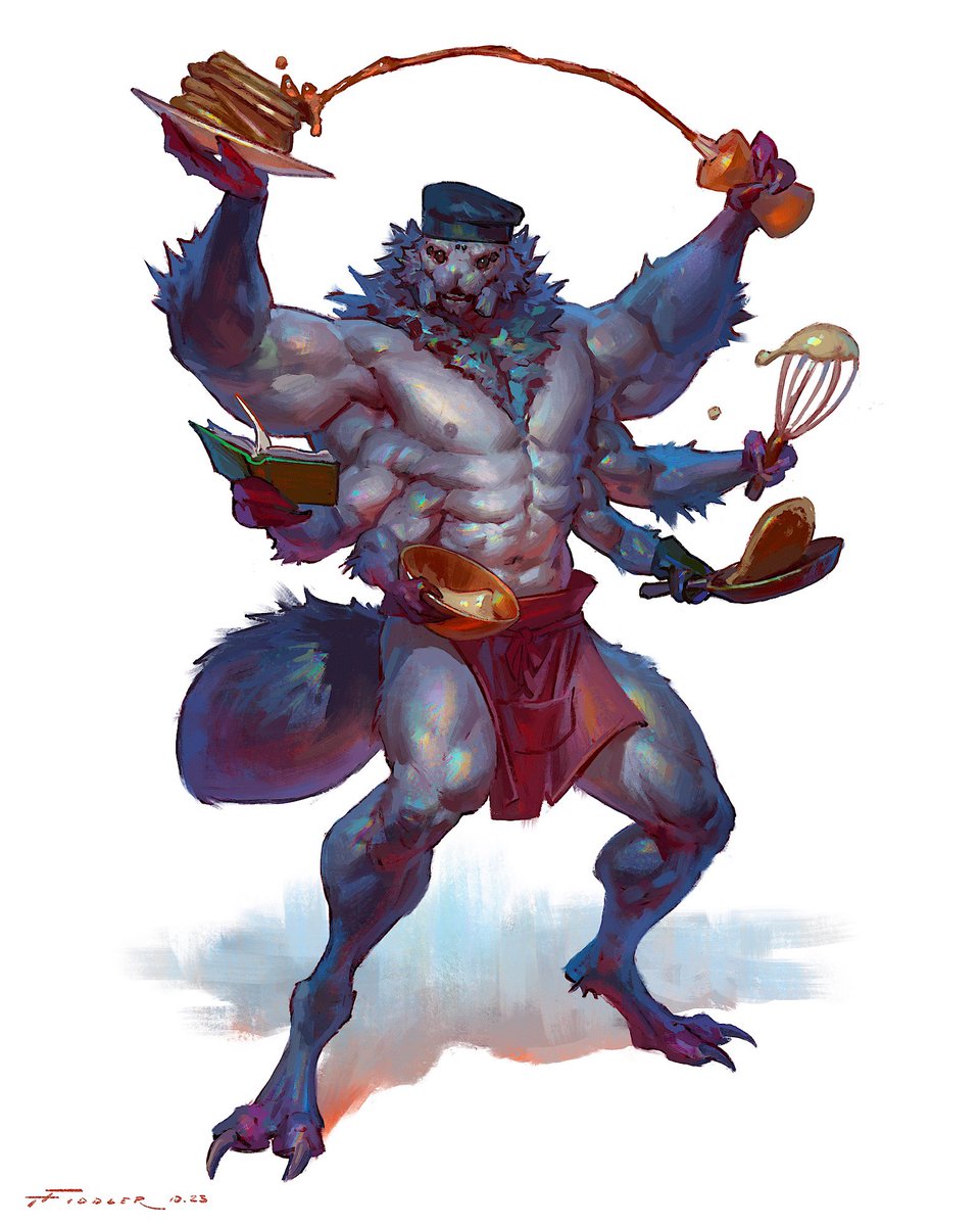 Day 23 of Weretober 2023! Spooder 🕷