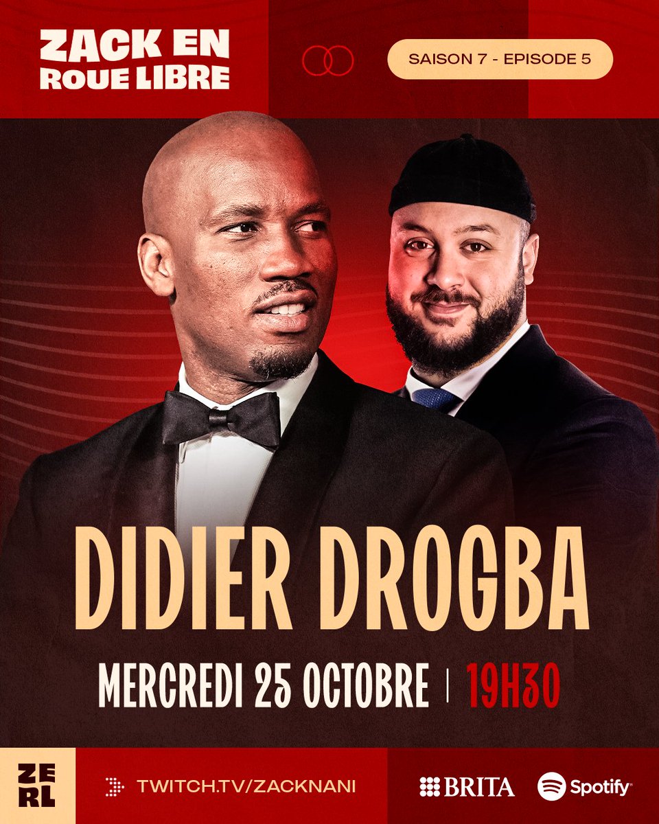 Zack_Nani's tweet photo. Une semaine de Gala et surtout bien DORÉE les amis✨

Zack en Roue Libre x @didierdrogba c'est ce Mercredi à 19h30 ! 🧑‍🍳 https://t.co/Zpl1ZHBd60