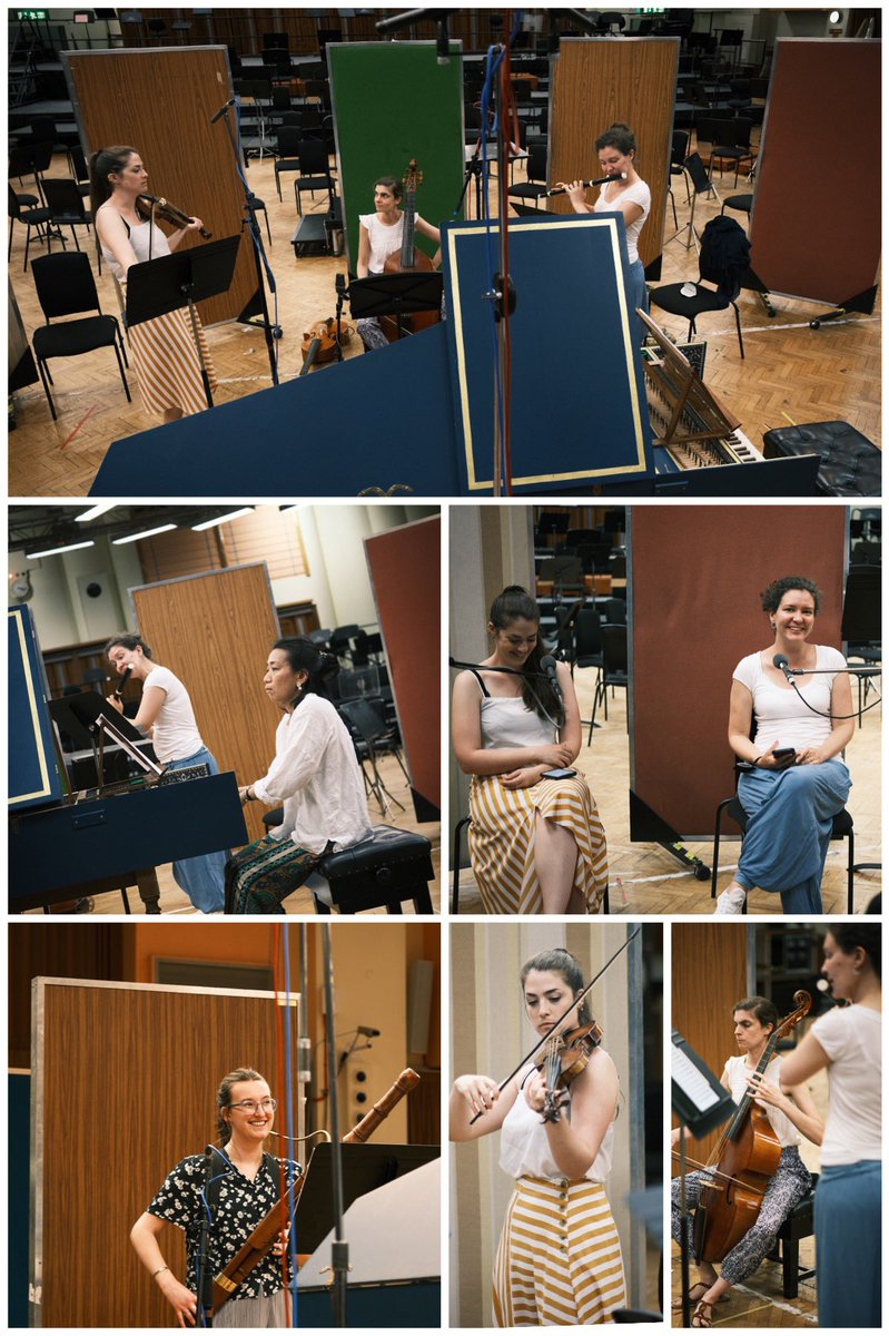 ensemblemoliere's tweet photo. You can still catch up our performance @BBCRadio3 the Early Music Show on @BBCSounds for 28 days! 

Here are the #bts photos from our recording session at Maida Vale Studios by @MaxMausenMusic https://t.co/MXriFbVxjx