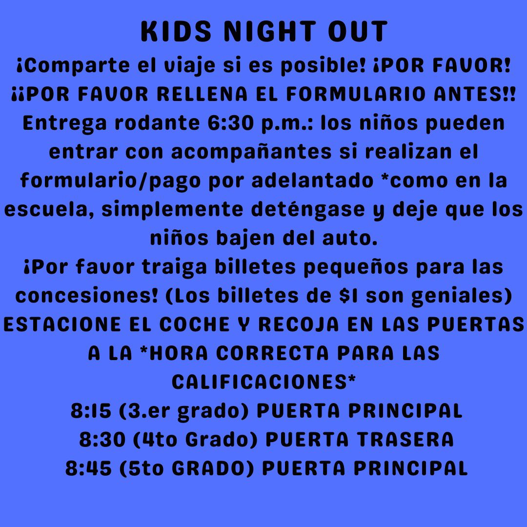 AshlandPto's tweet photo. Kids Night Out is this Friday! https://t.co/KfjhT2r3iI