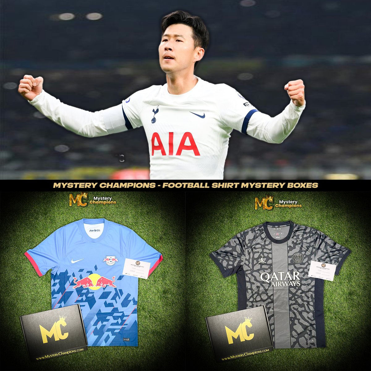 If Son 🇰🇷 scores ANYTIME tonight we will give a mysterychampions.com Mystery Football Shirt Box to someone who Retweets this 🔄

Must be following us to enter 🤝 #Giveaway