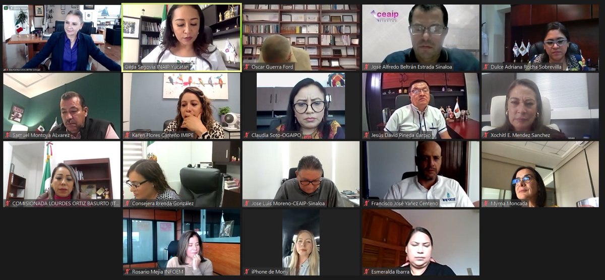 🟢Dan inicio las actividades de la Primera Sesión Extraordinaria de la Comisión de Rendición de Cuentas y Combate a la Corrupción del #SNT (<a href="/RendcuentasSNT/">Comisión de Rendición de Cuentas SNT</a>).

Sigue la transmisión en vivo y por las redes sociales del INAI.
youtube.com/live/ED1SIpONE…