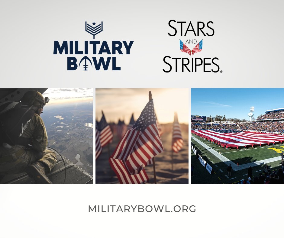 We're proud to partner with the @MilitaryBowl, the National Capital Region’s college football post-season bowl game. The 2023 Military Bowl will be played on Dec. 27 at Navy-Marine Corps Memorial Stadium. To learn more, visit militarybowl.org.