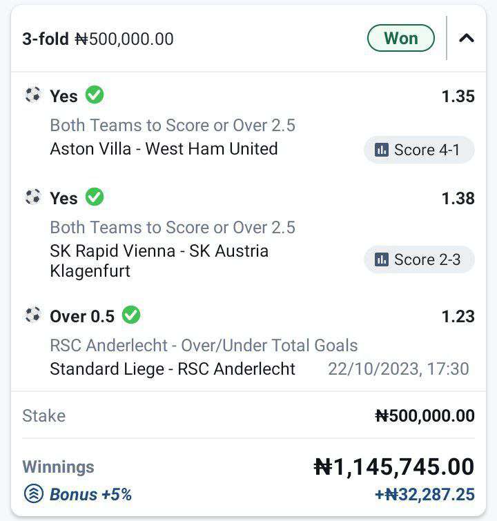 josh_billionz's tweet photo. @LivescorebetNG HELLO FAM💪
We are all happy to announce today WINNING 🟢🟢🟢 Mind you these are highly accurate predictions💯 FIXED DONT EXIST🚫🚫 Tomorrow's code is ready
👇👇👇👇👇👇👇👇👇
JOIN ME ON TELEGRAM TO ENJOYED MORE

https://t.co/ZLWew2VmL1… https://t.co/ySWlawDG8n