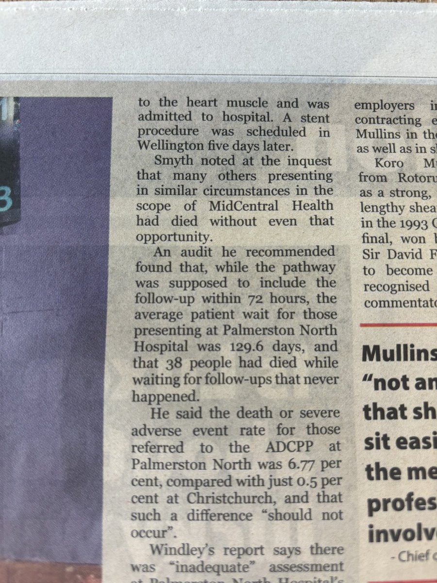 greytownbuilder's tweet photo. Jesus. Don’t present to Palmerston North hospital with chest pains. 

I’ve said this before, Labours one massive failing was in sorting out our health system. https://t.co/wtK9djQjww