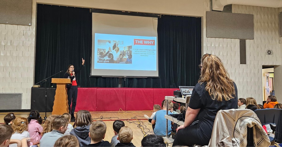 👏Thank you to Georges Vanier Catholic School staff and students for inviting us to kick-off their Spirit Week.

Students learned about why donations matter and ways that they can fundraise and spread kindness.
