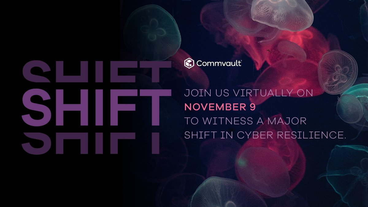 Revolutionize your perspective on #datasecurity and #cyberresilience with #Commvault! Join us on November 9th to reshape the landscape of modern #data security in the era of #AI and #ransomware. Secure your spot now: ow.ly/zk5l50PZMM6 #LeaveChaosBehind