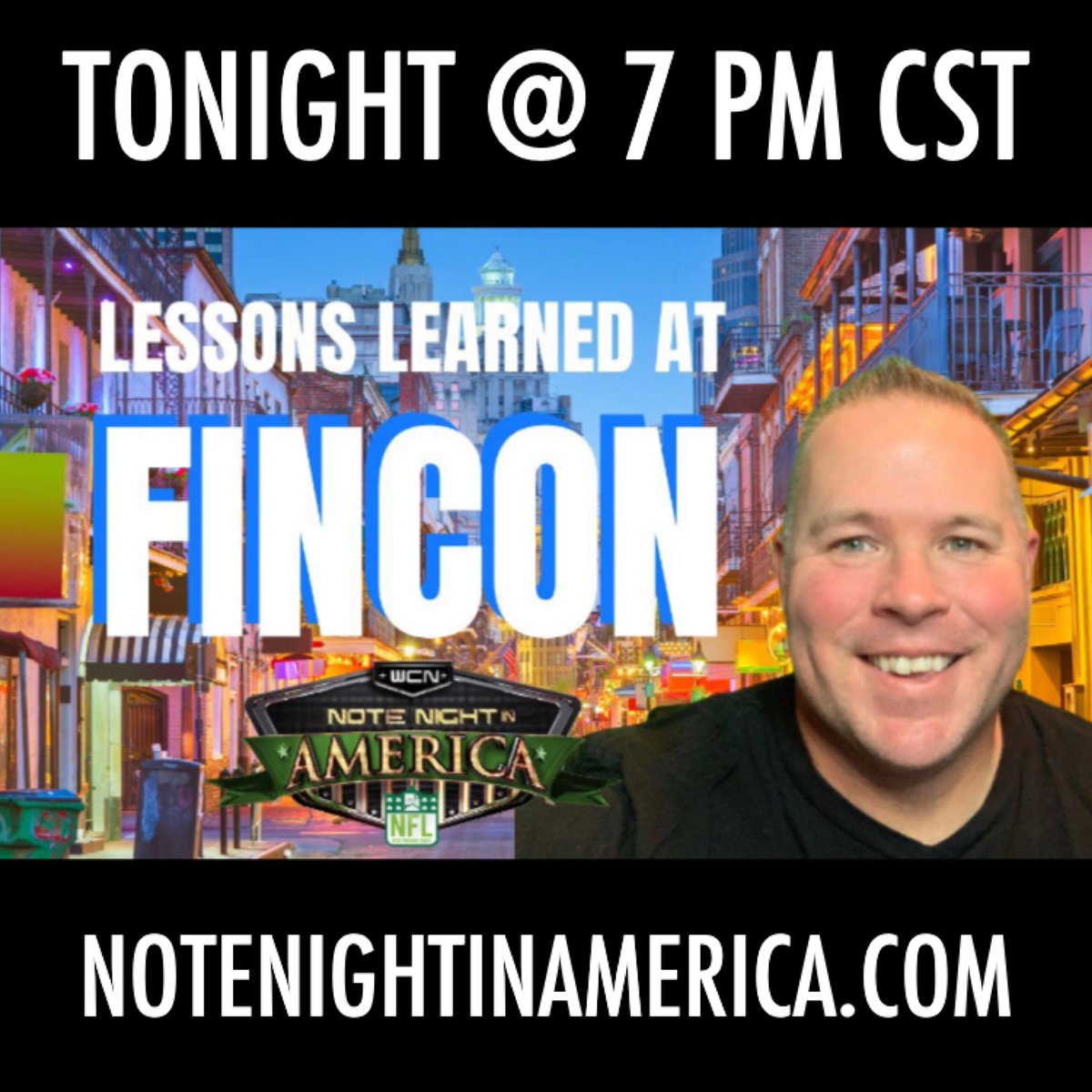noteshowpodcast's tweet image. So join us at 7 pm CST tonight on this episode of Note Night in America!
You won't want to miss this webinar!  RSVP at lnkd.in/gBdtJHG or join us on YouTube at WeCloseNotes.tv!

#fincon #realestateinvesting #realestatepodcast #noteinvesting #realestate #finconexp