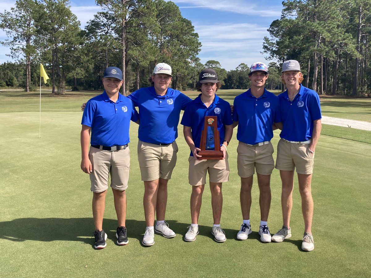 Congratulations to our boys golf team. District champs!! Great job. ⁦<a href="/oneclaysports/">Clay County Athletics</a>⁩ #onetribe